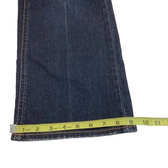 Tommy Hilfiger Freedom Boot Blue Denim Jeans Size 6S Low Rise Stretch - Picture 9 of 13